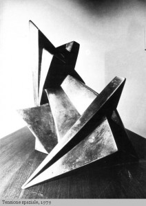 Tensione spaziale, 1979 Bronzo, cm 32